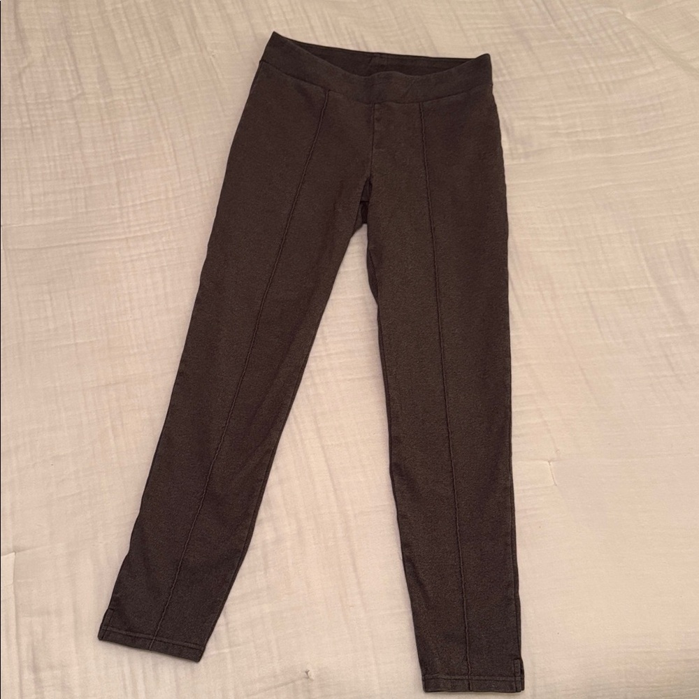 Hue ponte taupe pull on leggings